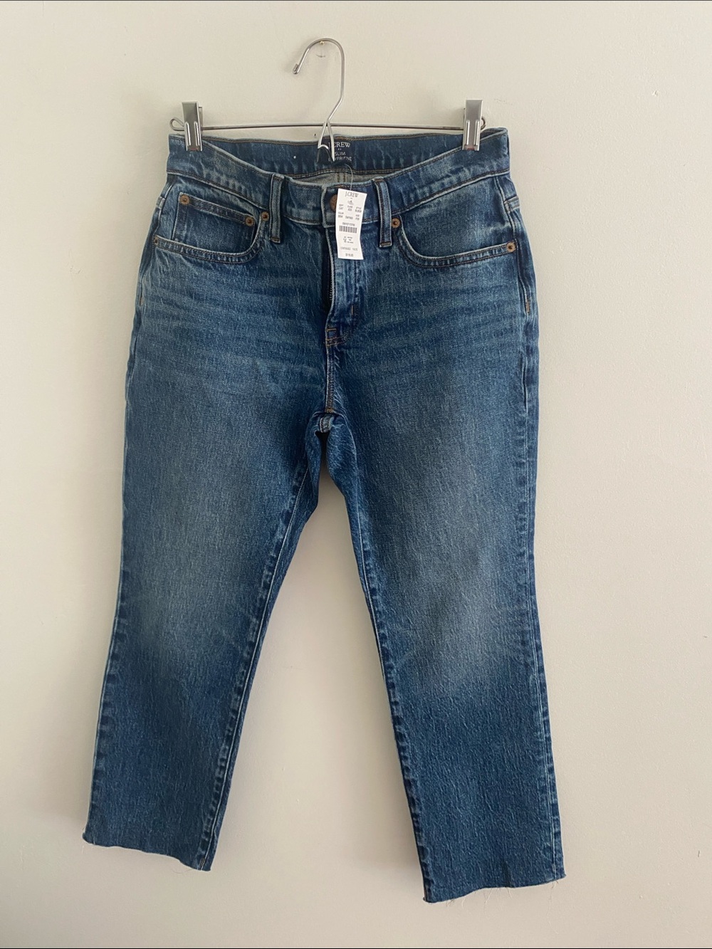 J. Crew Blue Slim Boyfriend Jeans 26P NWT